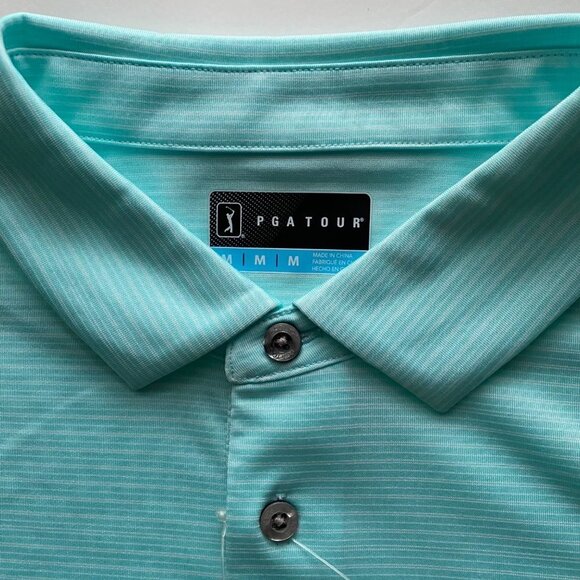 PGA Tour Short Sleeve Polo Shirt Men's Medium NEW - Picture 7 of 9
